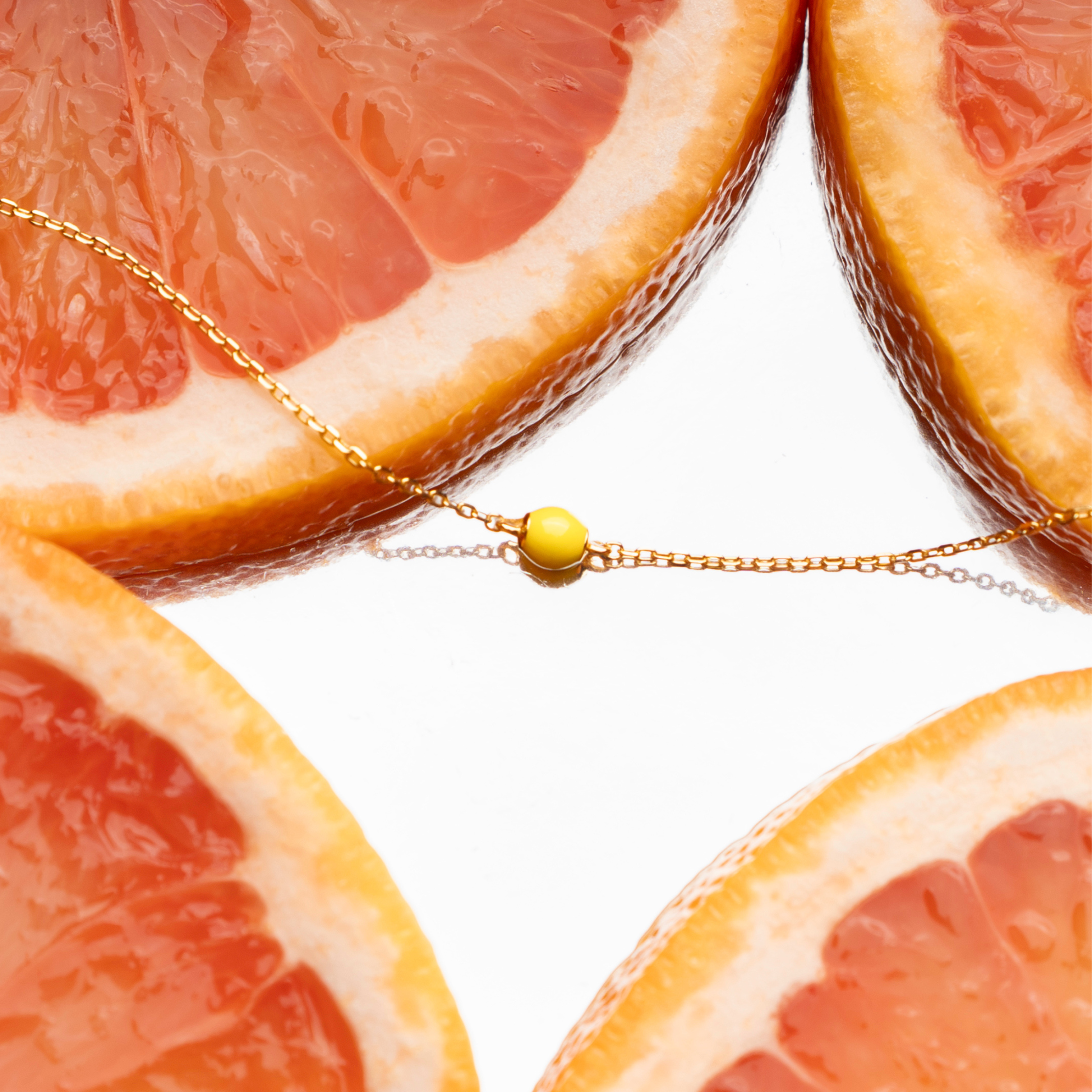 Bracciale smaltato Giallo