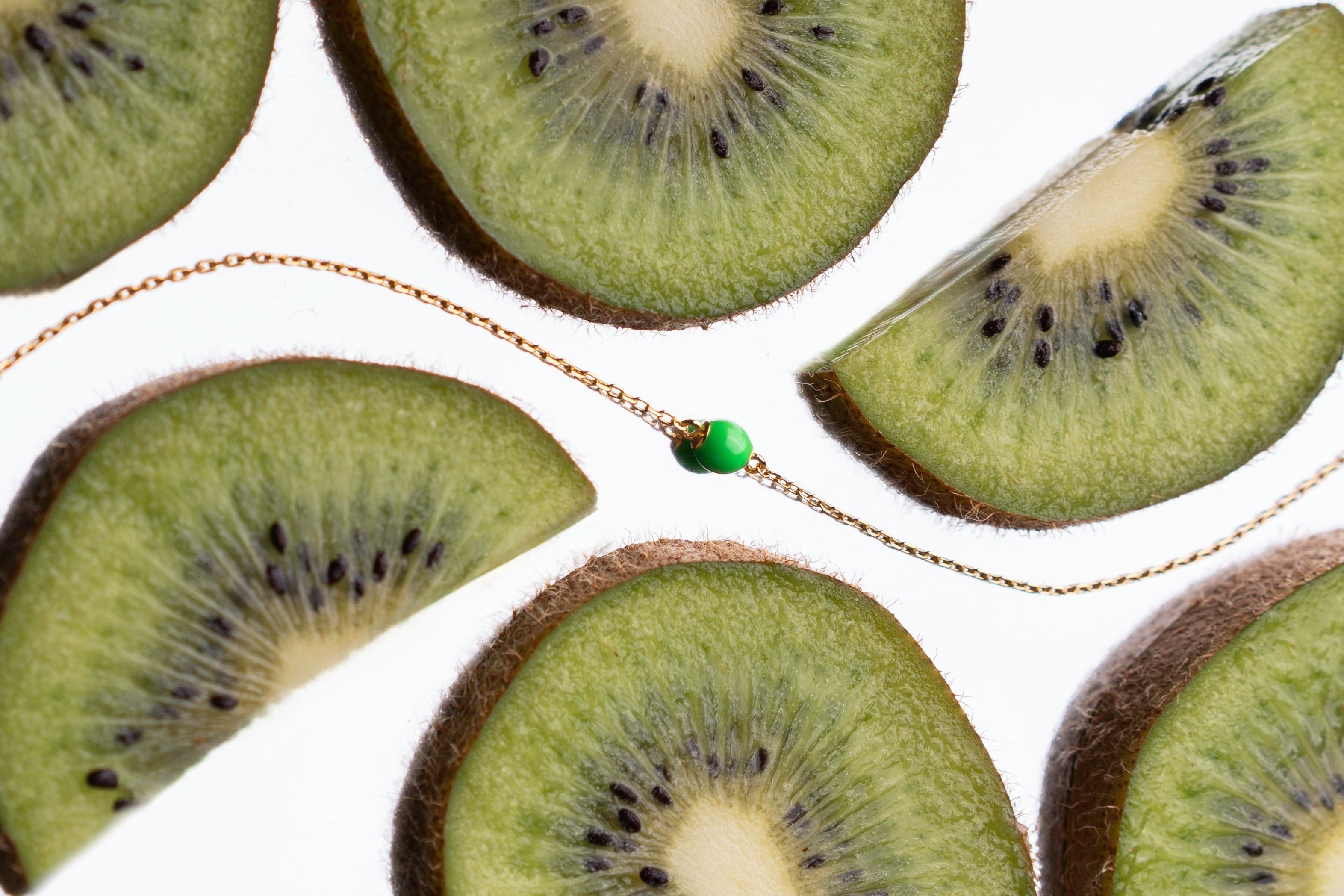 Bracciale smaltato Verde