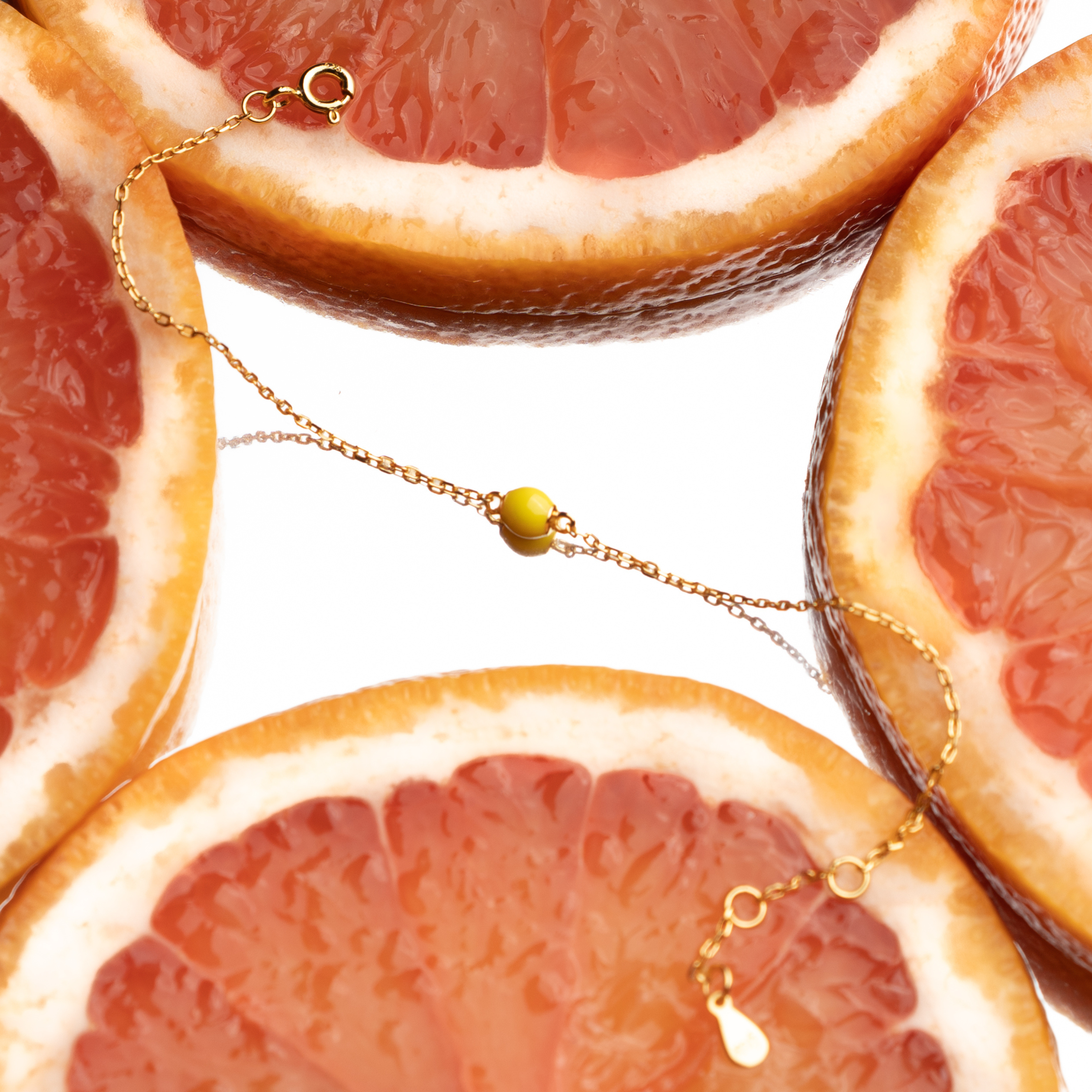 Bracciale smaltato Giallo