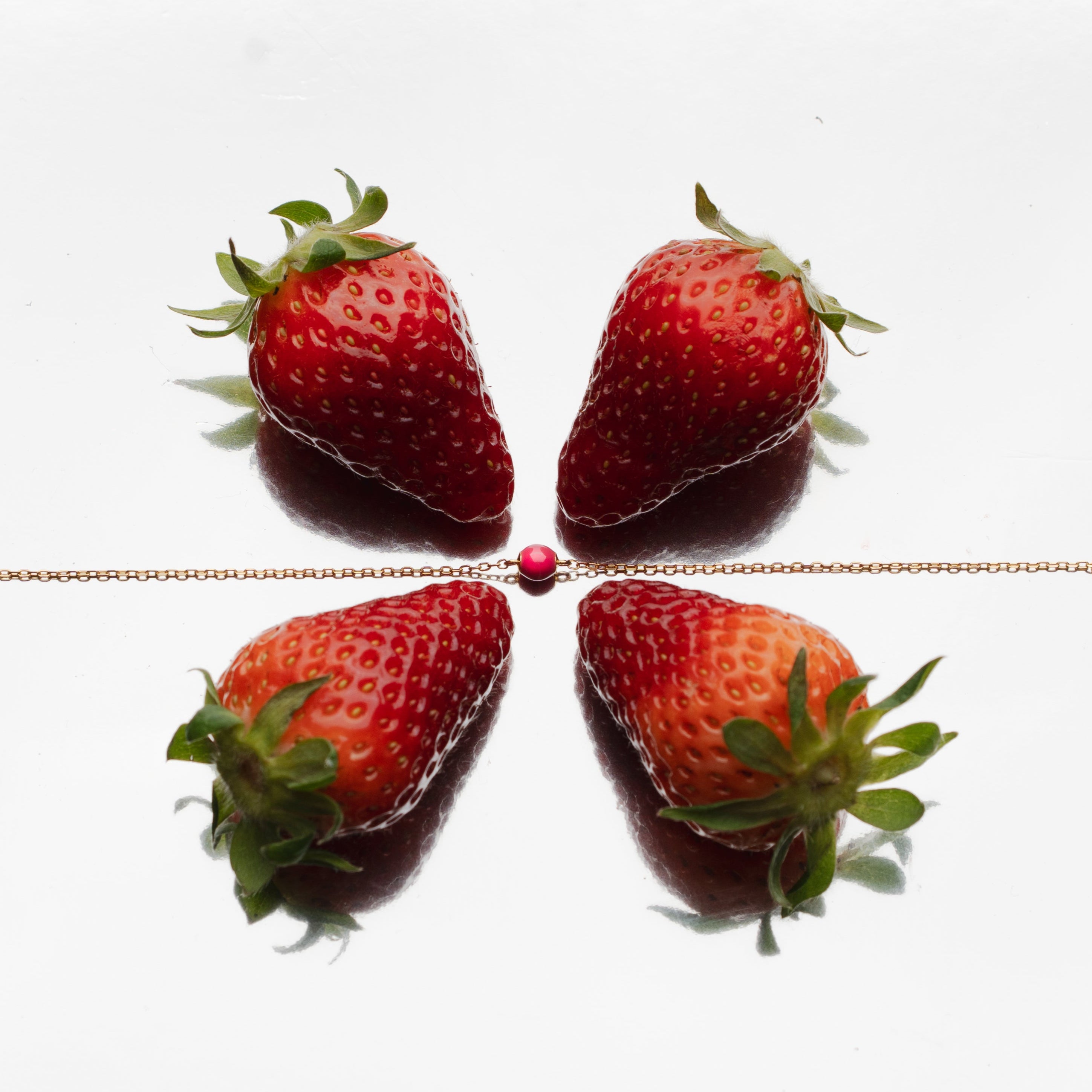 Bracciale smaltato Rosa